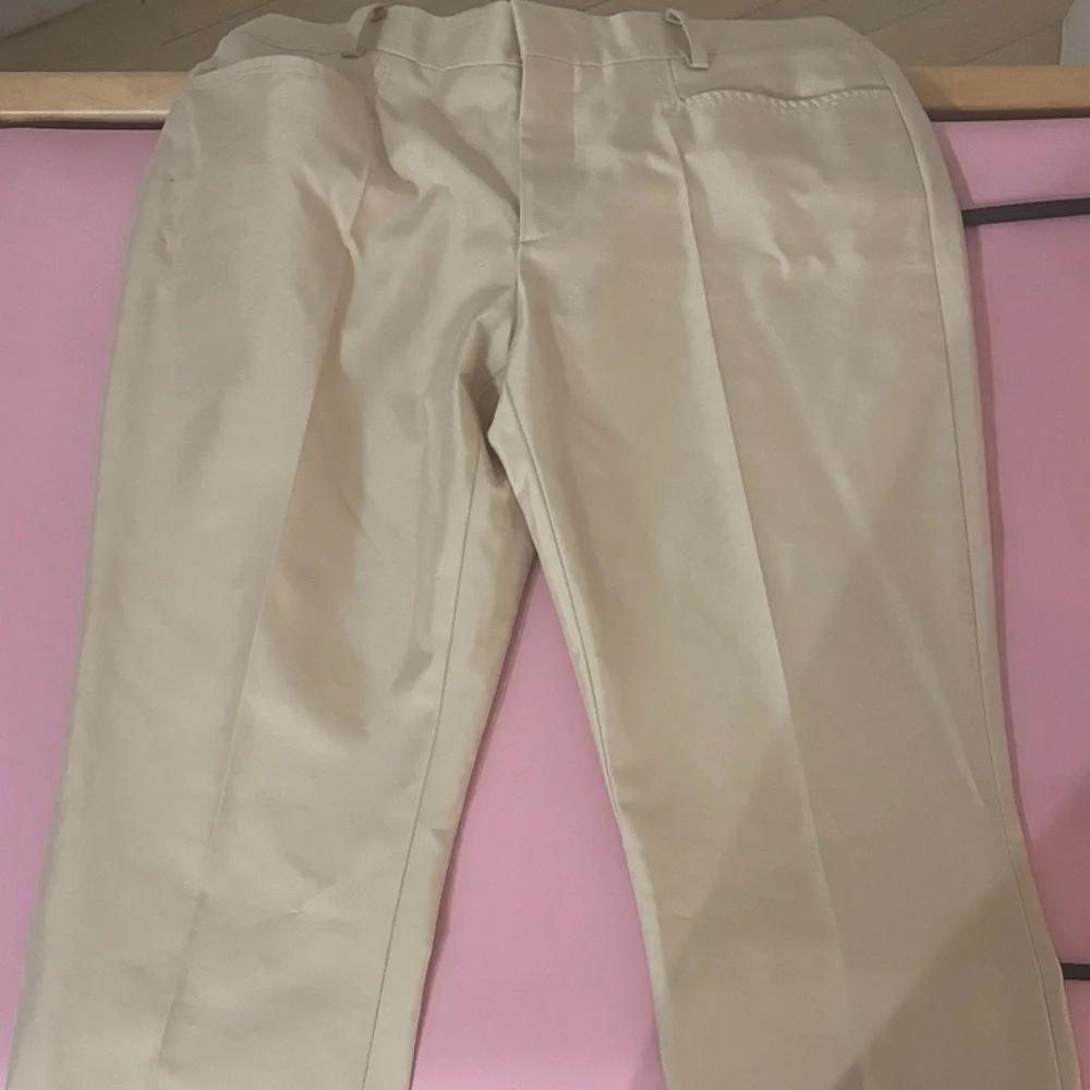 Gucci wide leg pleated women's trousers beige pants size 44 US 8-10 NWT